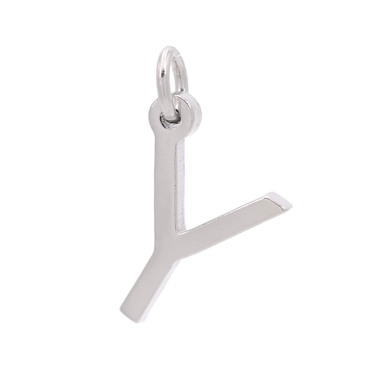 12 Pack: Sterling Silver Alphabet Charm by Bead Landing™